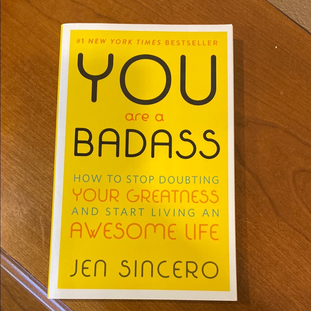You Are a Badass book by Jen Sincero